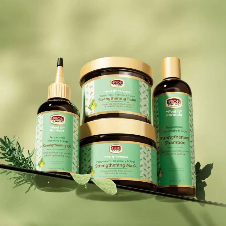 African Pride Peppermint, Rosemary en Sage Versterkende Shampoo