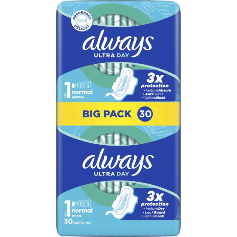 Always Maandverband Ultra Normal Wings Big Pack