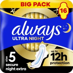Always Maandverband Ultra Secure Night Extra Wings BigPack