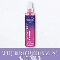 Andrélon Pink Big Volume Fohnpray 200 ML