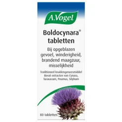 A.Vogel Boldocynara Bij Misselijkheid En Opgeblazen Gevoel Tabletten 80 ST