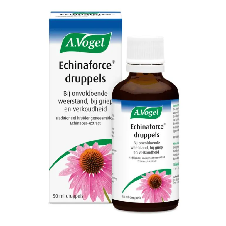 A.Vogel Echinaforce Bij Onvoldoende Weerstand En Griep Druppels 50 ML
