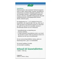 A.Vogel Echinaforce Sterk** + Vitamine C Weerstand1* Kauwtabletten 60 stuks