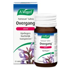 A.Vogel Famosan Salvia Sterk** Bij Opvliegers1* Tabletten 25 stuks