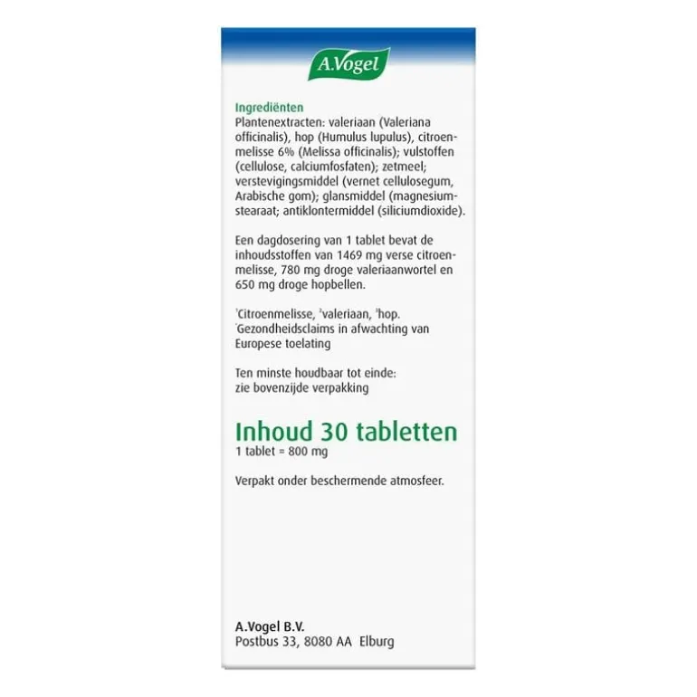 A.Vogel Nachtrust1,2* 3-in-1 Tabletten 30 stuks
