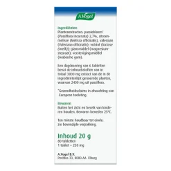A.Vogel Passiflora Rustgevende1* Tabletten Helpt Bij Stressmomenten1* 80 stuks