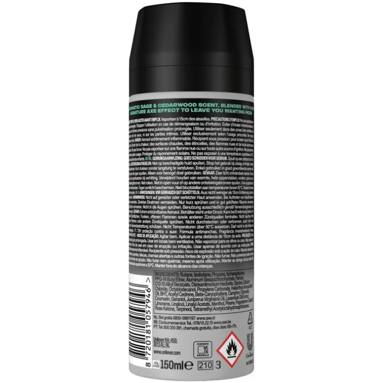 AXE Apollo Anti-Transpirant Deodorant Spray 150 ML