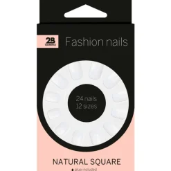 2B Fashion Nails Natural Square