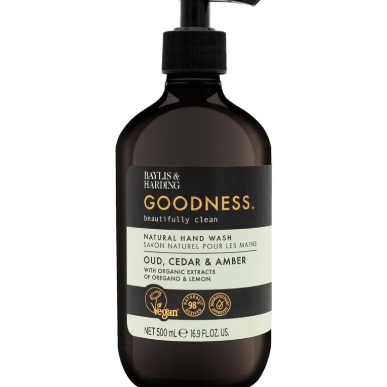 Baylis & Harding Hand Wash Goodness Oud, Cedar & Amber 500 ML