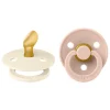 BIBS Anatomische Fopspeen Two Pack Natuurlijk Rubber Ivory/Blush Maat 1