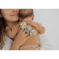 BIBS Anatomische Fopspeen Two Pack Natuurlijk Rubber Ivory/Sage Maat 1