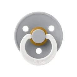 BIBS Anatomische Glow in the dark Fopspeen Two Pack Natuurlijk Rubber Sage/Cloud Maat 2