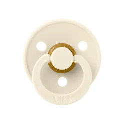 BIBS Fopspeen Two Pack Natuurlijk Rubber Ivory/Dark Oak Maat 1