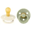 Bibs Fopspeen Two Pack Natuurlijk Rubber Ivory/Sage Maat 1