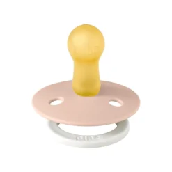 BIBS Glow in the dark Fopspeen Two Pack Natuurlijk Rubber Blush/Vanilla Maat 2