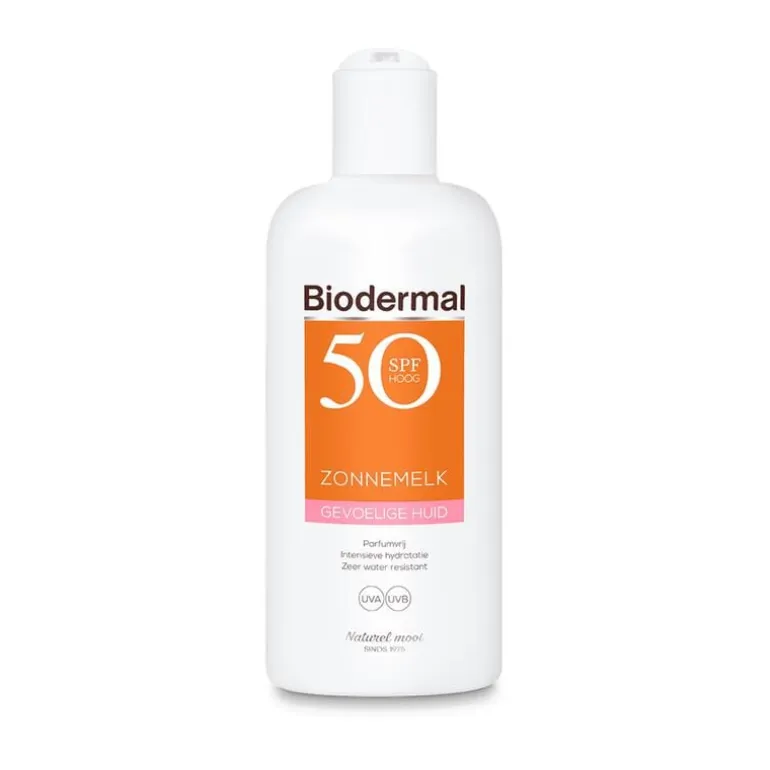 Biodermal Gevoelige Huid Zonnemelk SPF50+ 200 ML