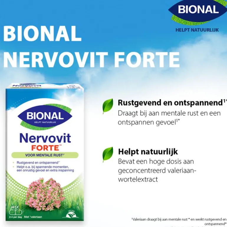 Bional Nervovit Forte Tabletten Tabletten 45 stuks