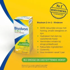 Bisolvon 2-in-1 Bij Droge En Vastzittende Hoest Voor Kinderen 133 ML