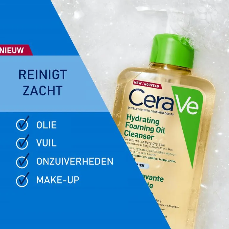 CeraVe Hydraterende Schuimende Reinigingsolie 473 ML