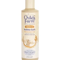 Childs Farm OatDerma Bubble Bath Fragrance Free 250ml