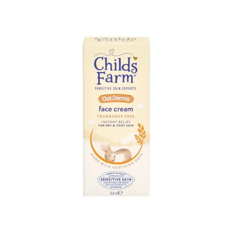 Childs Farm OatDerma Face Cream Fragrance Free 50ml