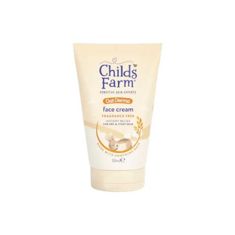 Childs Farm OatDerma Face Cream Fragrance Free 50ml