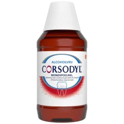 Corsodyl Mondspoeling voor Kortdurende Toepassing bij Tandvleesontsteking 300 ML
