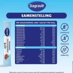 Dagravit Complete Start Kids Multivitamine Aardbei 30 stuks