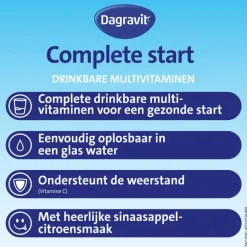 Dagravit Complete Start Kids Multivitamine Citroen 30 stuks