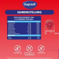 Dagravit Kids Xtra 3-5 jaar 120 gummies