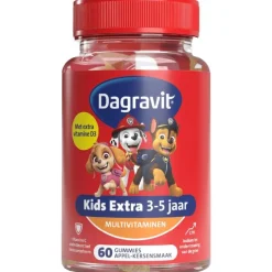 Dagravit Kids Xtra Paw Patrol 3-5 jaar 60 gummies