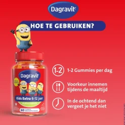 Dagravit Kids-Xtra Vitaminions 6-12 jaar 60 gummies