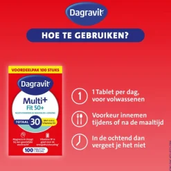 Dagravit Vitaal 50+ 100 tabletten