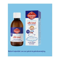 Dampo Kids Kindersiroop Alle Hoest + Vrije Luchtwegen Suikervrij 120 ML