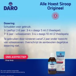 Daro Alle Hoest Siroop 150 ML