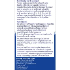 Davitamon Compleet Weerstand Vitamine C&D Bosvruchten 60 kauwtabl