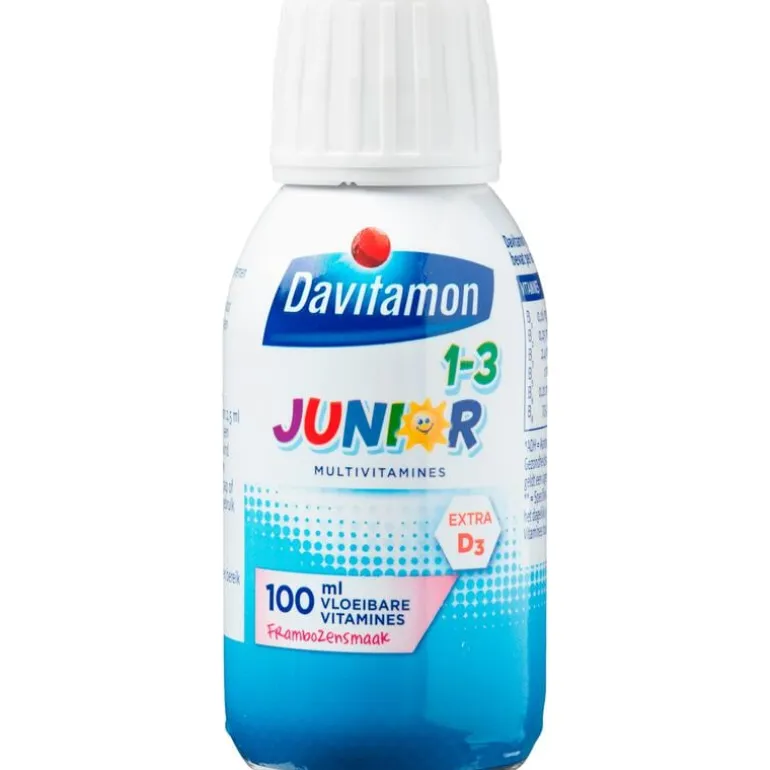 Davitamon Junior 1+ Vloeibare Vitamines Framboos