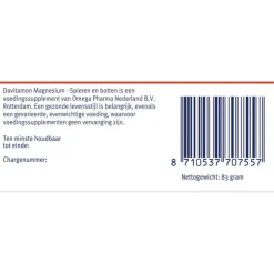 Davitamon Magnesium Met Calcium + Vitamine D Tabletten 42 Stuks