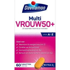 Davitamon Multi Vrouw 50+ 60 stuks
