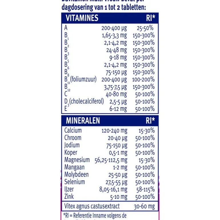 Davitamon Multi Vrouw Tabletten 60 stuks
