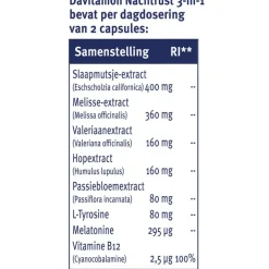 Davitamon Nachtrust 3-in-1 20 Capsules