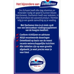Davitamon Vitamine D3 20 mcg Smelttabletten 60+15 stuks