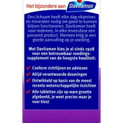 Davitamon Vitamine D 50+ Tabletjes Citroensmaak