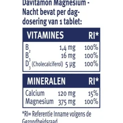 Davitamon Voor De Nacht Magnesium Tabletten