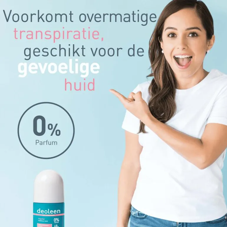 Deoleen Regular Anti-Transpirant Deodorant Roller 50 ML