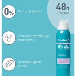 Deoleen Sensitive Anti-Transpirant Deodorant Spray 150 ML