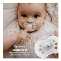 Difrax Dynamic Fopspeen 0-6M Night&Day Unisex