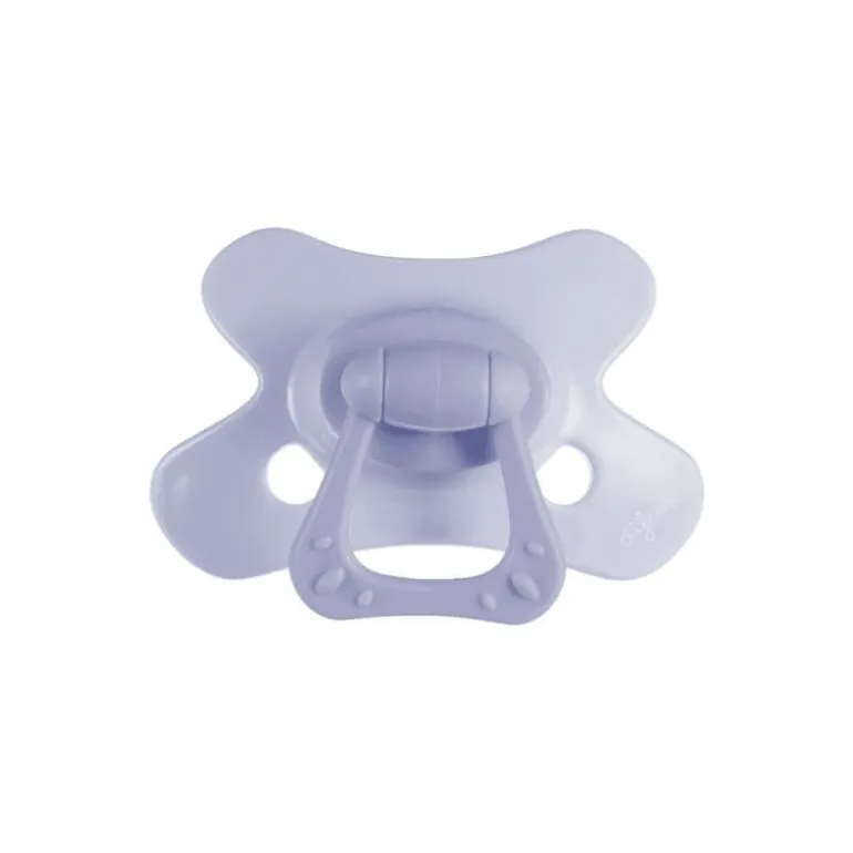 Difrax Fopspeen Natural 6 Maanden Paars BPA-vrij