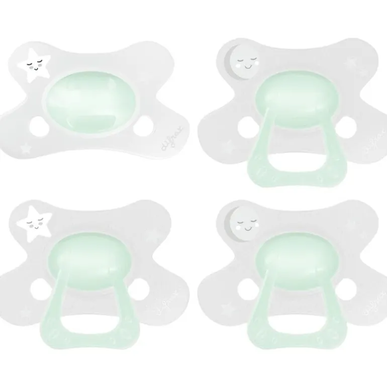 Difrax Fopspeen Natural 6+ M Glow In The Dark