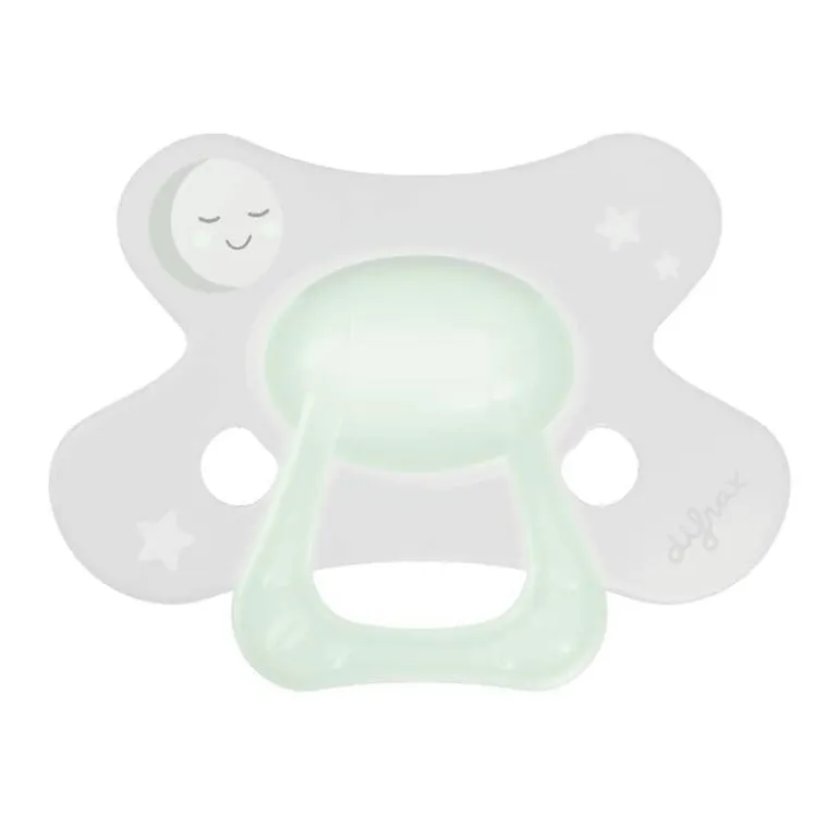 Difrax Fopspeen Natural 6+ M Glow In The Dark